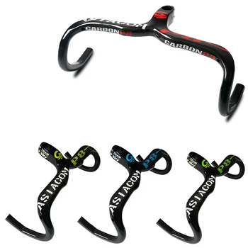 

ASIACOM Full Carbon Road Bike Handlebar Bicycle Handlebar Bent Bar Bike Accessory