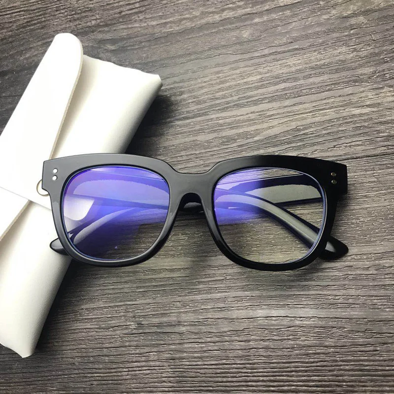 

Computer Glasses 2019 Eyewear Frame Anti Blue Light Game Glasses Anti Glare Eyeglasses Frame Women Cat Eye Clear Lens Glasses