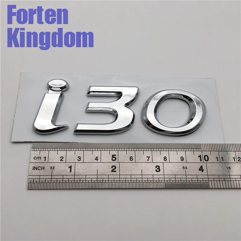 Forten Kingdom ABS Пластик хром слово i30 наклейка на багажник оригинальная Наклейка Автоматическая задняя дверь имя значок в форме пластины