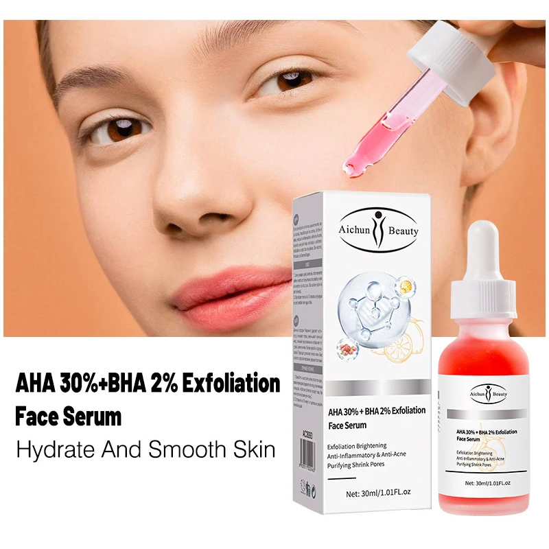 

Face Serum Moisturizing Whitening Shrink Pores Anti-Oxidant Anti-Wrinkle Anti-Aging Brighten Salicylic Acid Skin Care 30ml