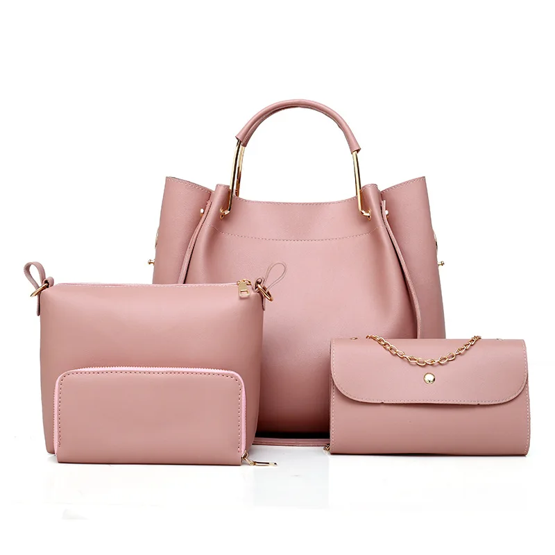 

Women's Bag Set of 4 Big Capacity Ladies Hand Bags+Single Shoulder Bags+Small Crossbody Bag+Girls Purse Luxury Female Satchel