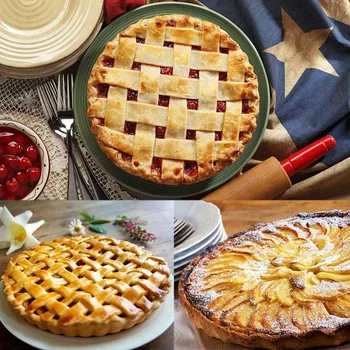 

3 Pack(6, 8, 9 Inch) Tart Pan and Quiche Pan with Removable Base Bottom(Silver)