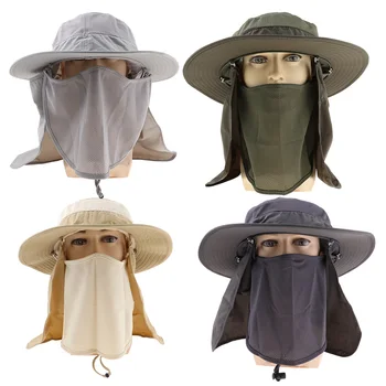 

Ultralight Sun Protection Hat Back Neck Cover Flap Wide Brim Cap for Camping Hiking Outdoor Tools Backpacking Fishing Hunting