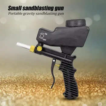 

Portable Gravity Sandblasting Gun Pneumatic Small Sandblaster Spray Machine Set Anti-rust Machine Set Blasting Tool