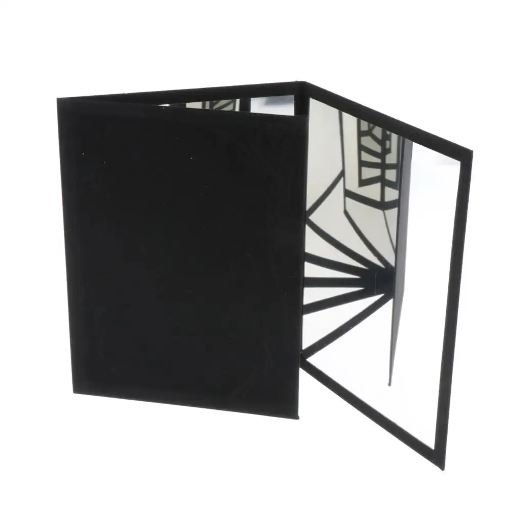 3-Way Practicing Mirror For Magic Tricks Magician Accessories Stage Illusion