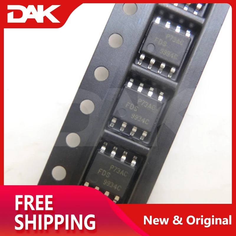 10 шт. FDS9934C микросхема MOSFET N/P-CH 20 в 6.5A/5A 8 SOP | Обустройство дома