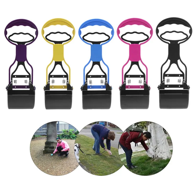 BalleenShiny Pick up dog shit bag pet feces clip pull note toilet shovel artifact supplies | Дом и сад