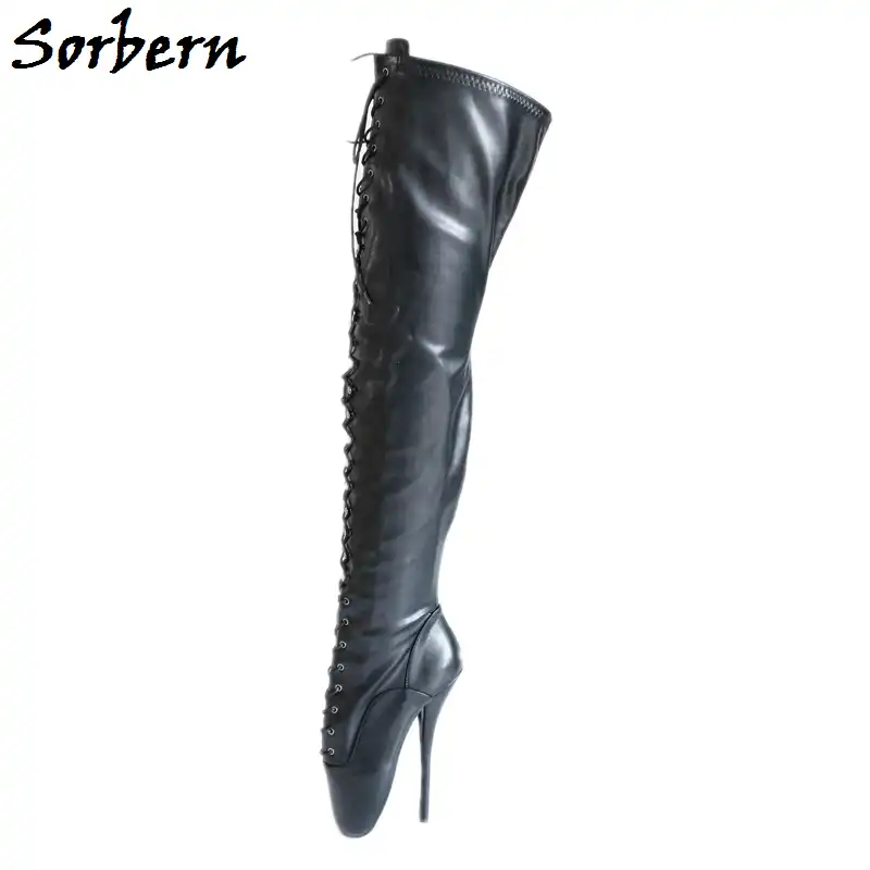 crotch high ballet boots