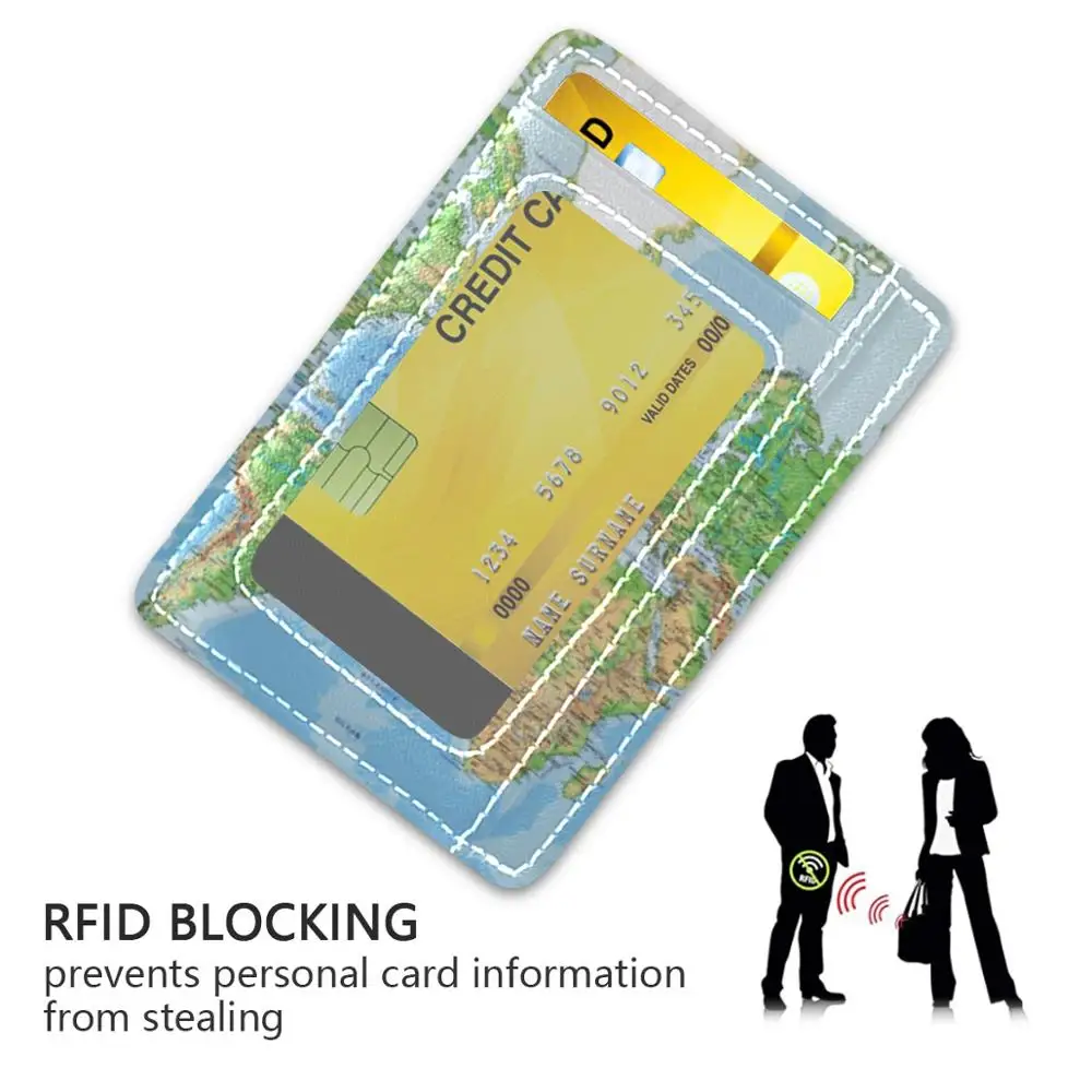 Держатель для карт и кредитных мужской чехол путешествий Обложка паспорта сумка