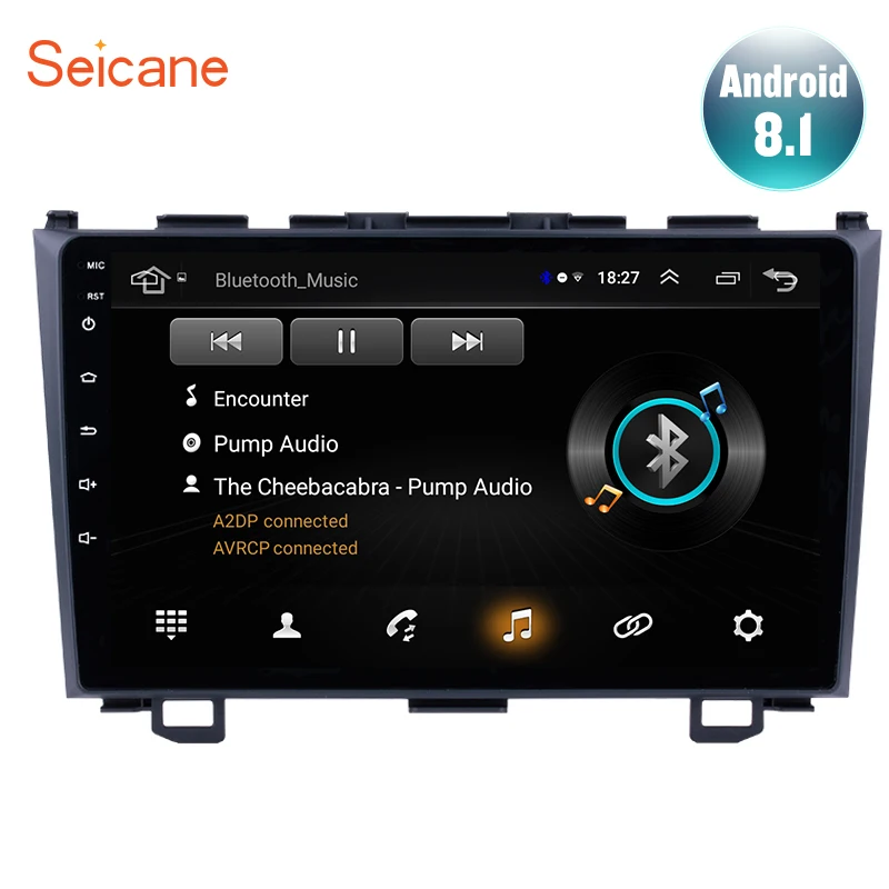 Seicane Android 8,1 2Din автомобиля радио gps навигации для Honda CRV 2006 2007 2008 2009 2010 2011 мультимедийный плеер головное устройство