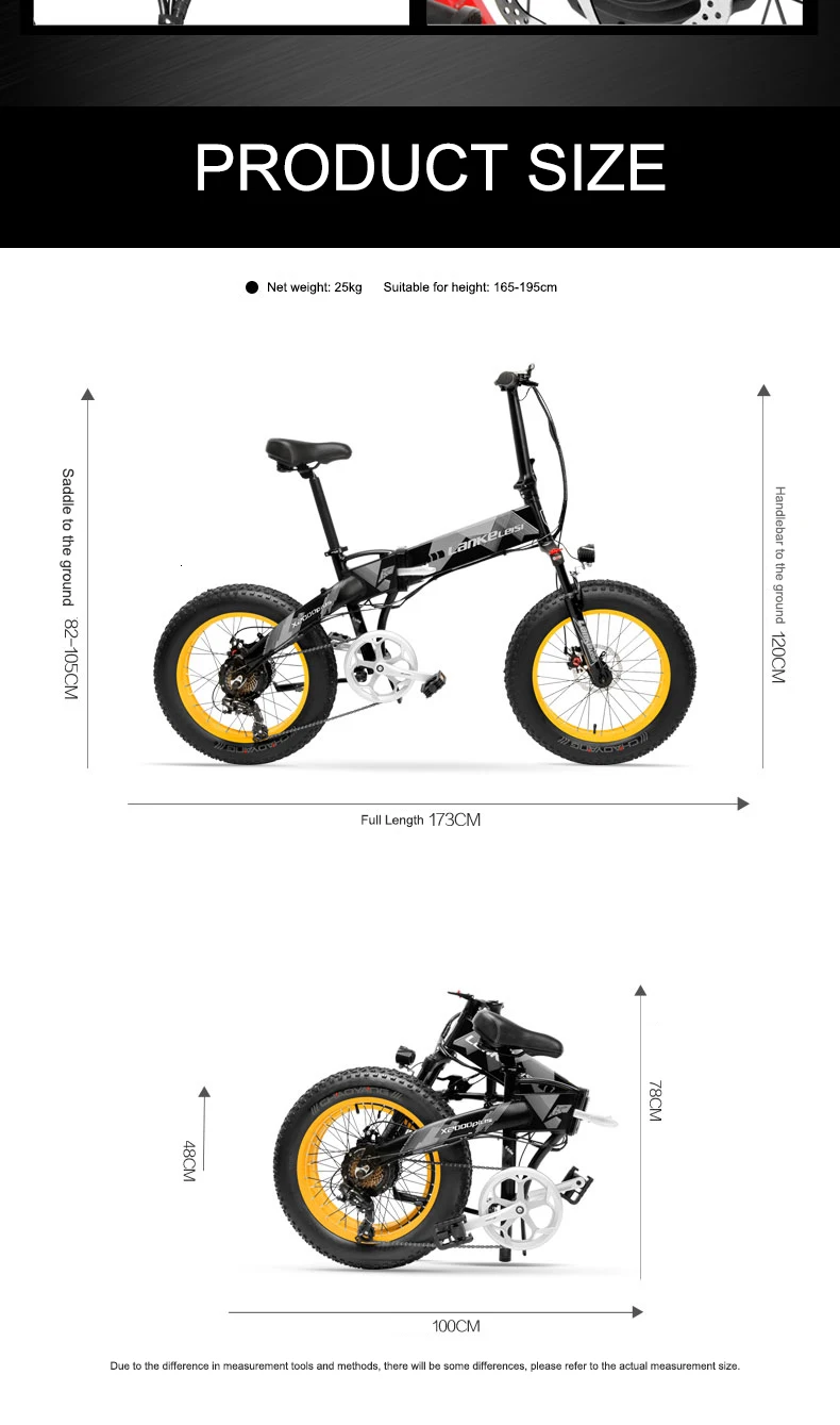 Daibot Electric Scooter Adults Two Wheels Electric Bicycle 20 Inch Big Tire 500W Electric E Bike Scooter With Double Brake  (11)