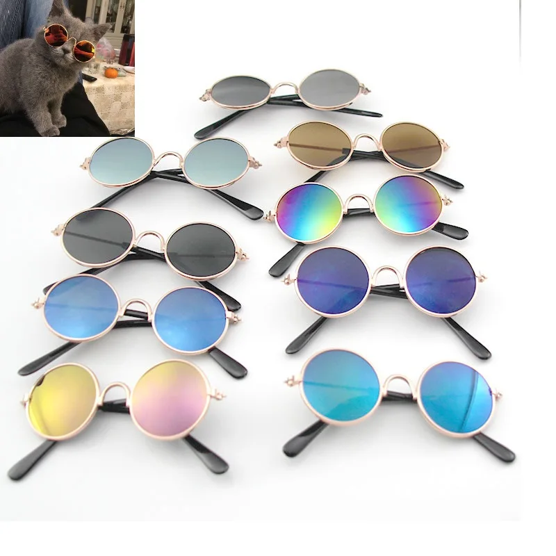 Pet Sunglasses 1PCs Cat Dog Eye-Wear Reflection Photos Props