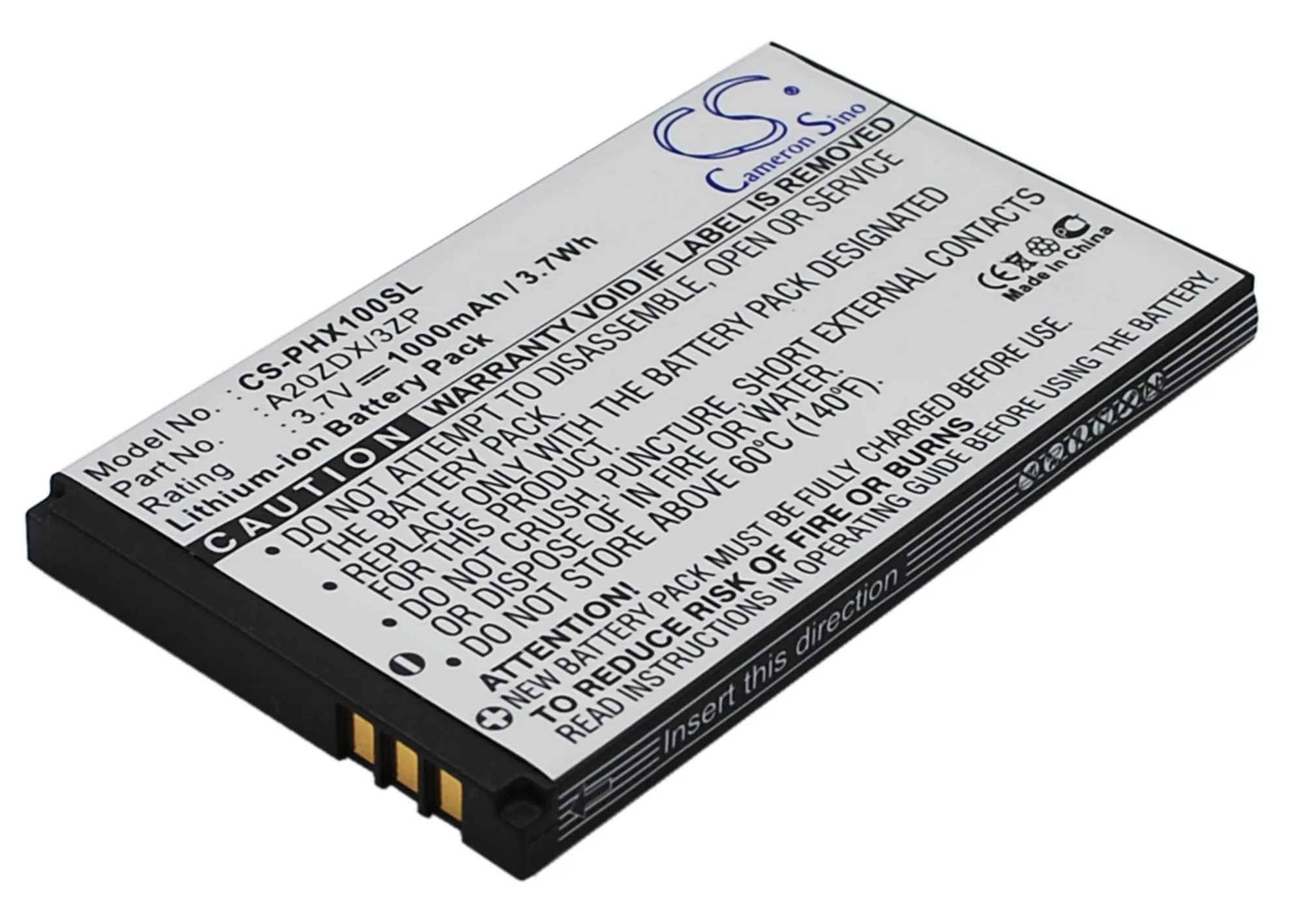 Cameron sino 1000 мАч аккумулятор для Philips Xenium T129, Xenium X100, Xenium X325, A20ZDX/3ZP