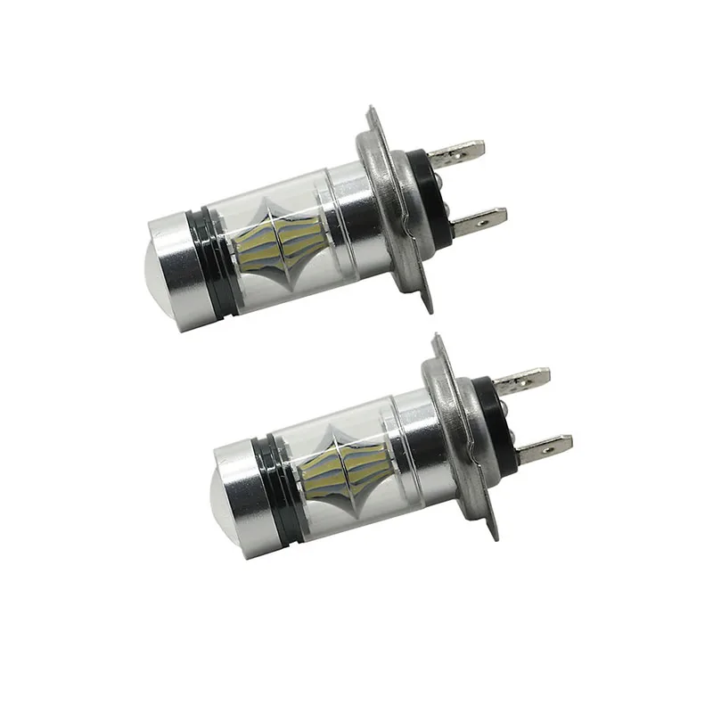 H1 H3 H4 H6 H7 разъем 12V 100W 6500K 1000Lm светодиодный Противотуманные фары лампы белые