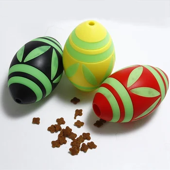 

Pet Toy Luminous Silicone Food Leak Ball Interactive Dog Puzzle Toy For Pressure Relieve Boredom Release Exercise lt