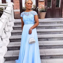 baby blue bridesmaid