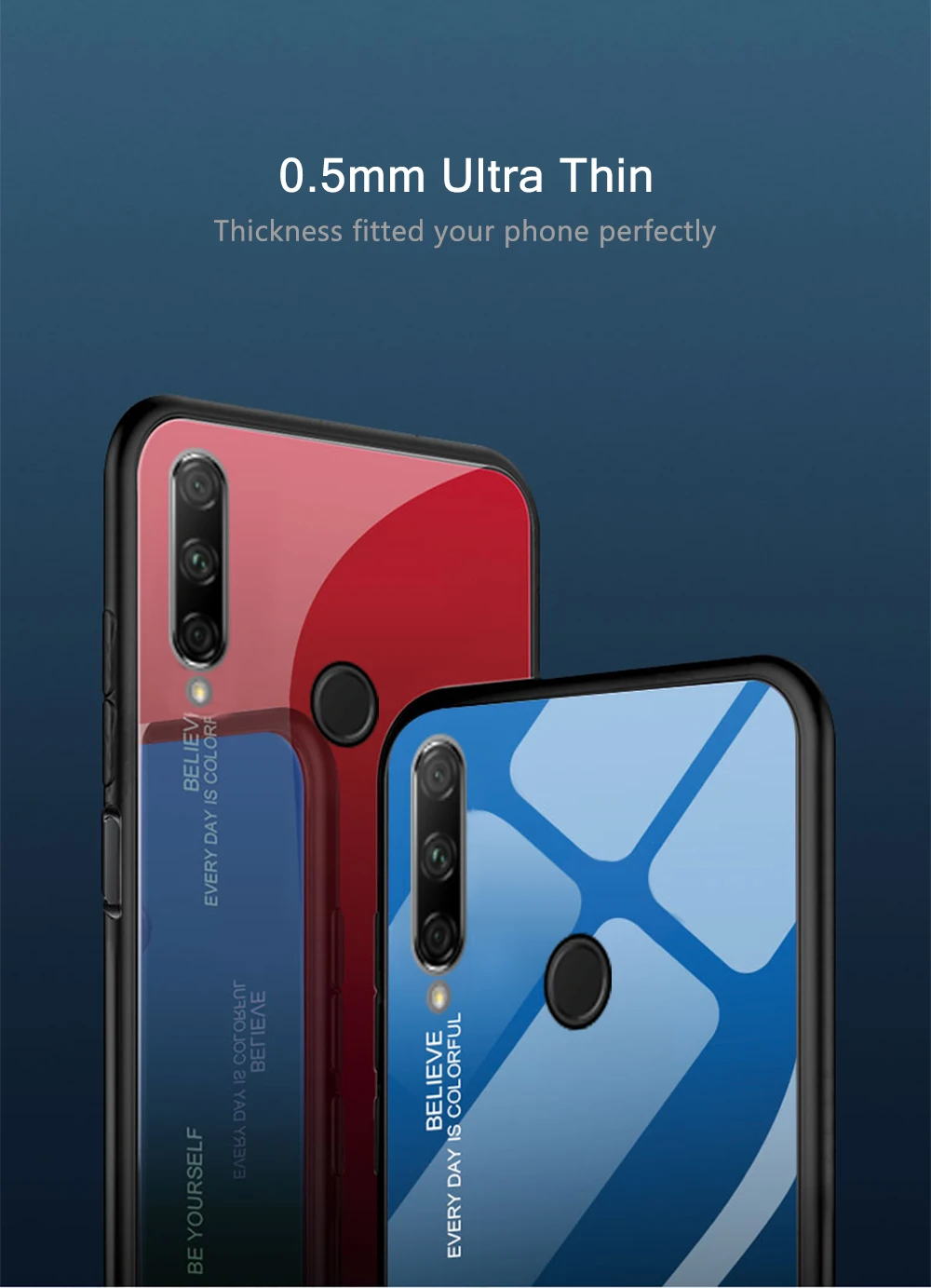 Жесткий чехол для huawei Honor 9X, Премиум чехол, роскошный градиентный стеклянный чехол, мягкая силиконовая рамка, бампер для Honor 9X Global чехол