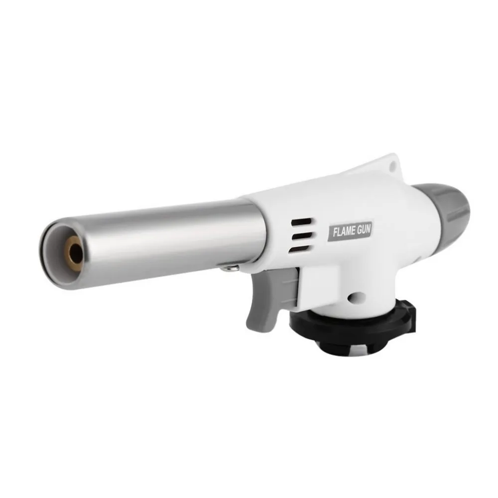 Домашняя Плита пламя пистолет фонарь ветер полностью автоматический электронный бутан Газовая горелка-пистолет адаптер Зажигалка для барбекю