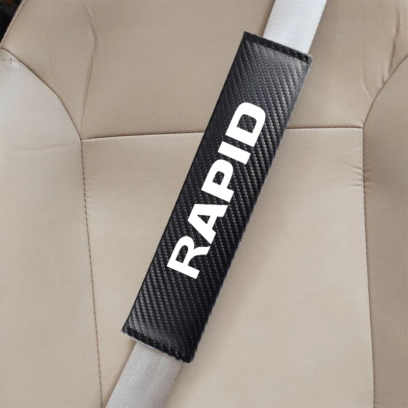 Ремень безопасности Наплечная Накладка для Skoda RAPID автомобильный Sefety ремень безопасности Чехол обивка авто аксессуары