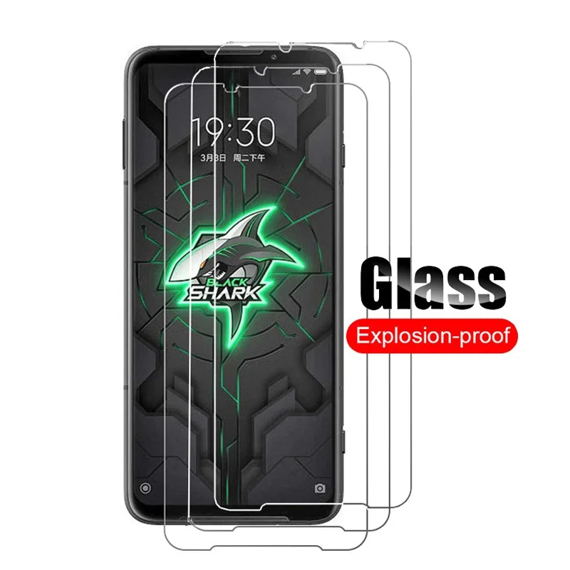 Закаленное стекло 9H для Xiaomi Black Shark 3 Защитная пленка экрана Blackshark Pro|Защитные
