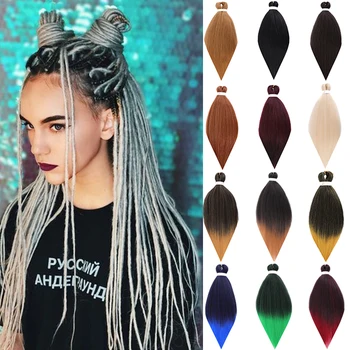 

DIANQI hair 26 inch 100g ombre color jumbo braids soft synthetic hair easy for box twist hair braids