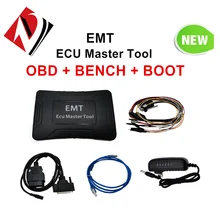 Emt 3 em 1 ecu programador mestre obd 1.95 kt/mobd ecu programador & caixa de engrenagens ferramenta de atualização de energia plug via obd