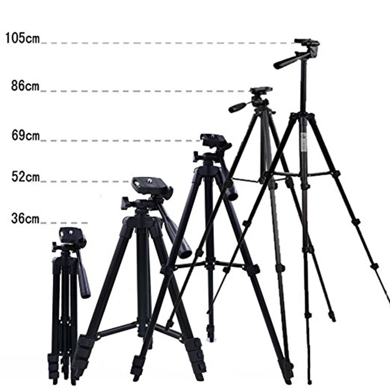 105CM aluminum mini portable camera bracket triangle four corner suitable for mobile phones and cameras | Электроника