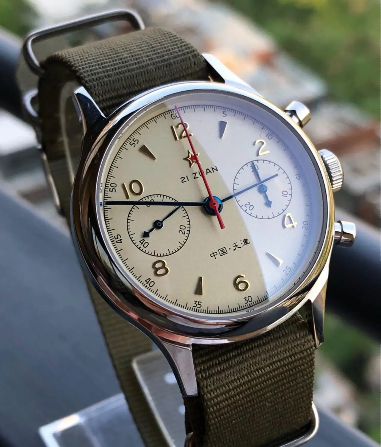 Air force watch Ретро 1963 часы Мужские механические полый авиационный Пилот хронограф часы 1901 памятные военные часы веер часы - Цвет: Air force watch