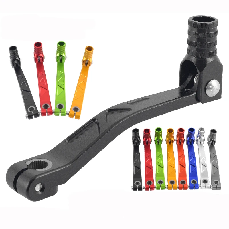 Motorcycle CNC Aluminum Folding Gear Shift Lever for Kayo Apollo Bosuer 50cc 70cc 110cc 125cc XR/CRF 50 Dirt Pit Bikes