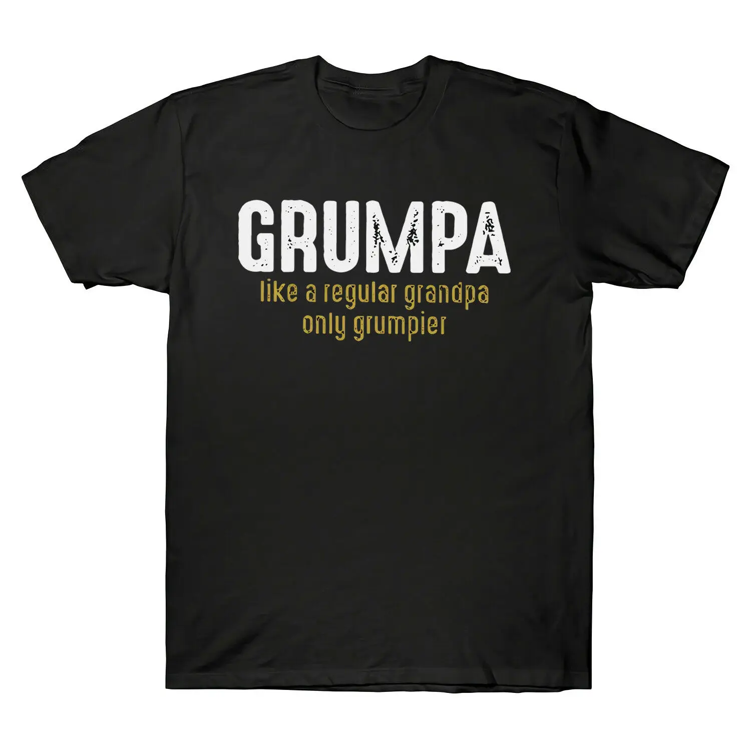 Grumpa Like A Regular Grandpa Only Grumpier Funny Vintage Men's T-Shirt | Мужская одежда