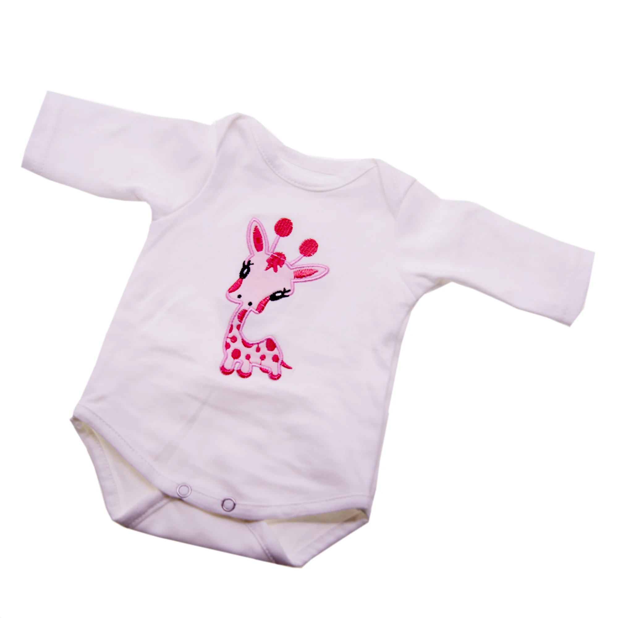 Doll Accessories Doll Clothes Fashion Doll Clothes Fit for 17-18 Inch or 60 cm Baby Doll Pure Handmade Suits With Giraffe Pattern Reborn
