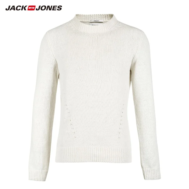 JackJones зимний мужской модный тренд свитер с круглым вырезом 218424510