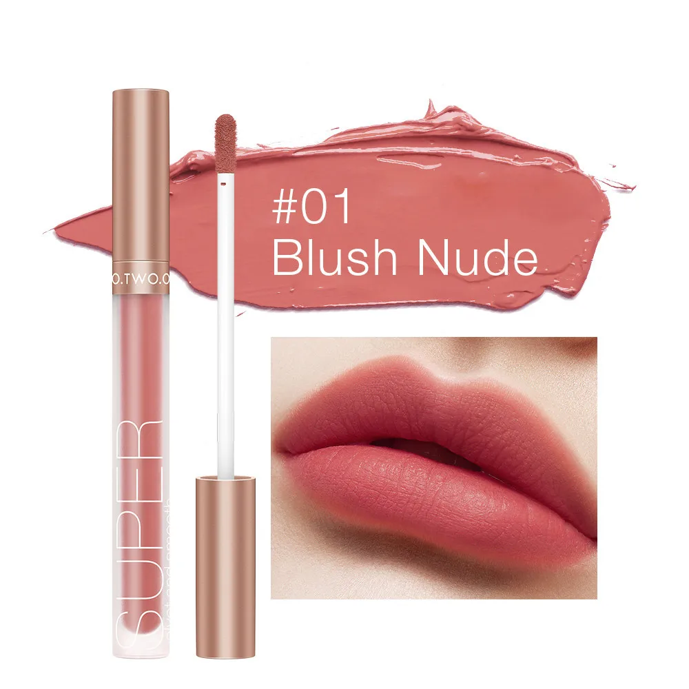 

Lip gloss bulk Matte Velvet Liquid Lipstick Waterproof Rich Color Long Lasting Lips Makeup Lightweight Lip Gloss 12 Color