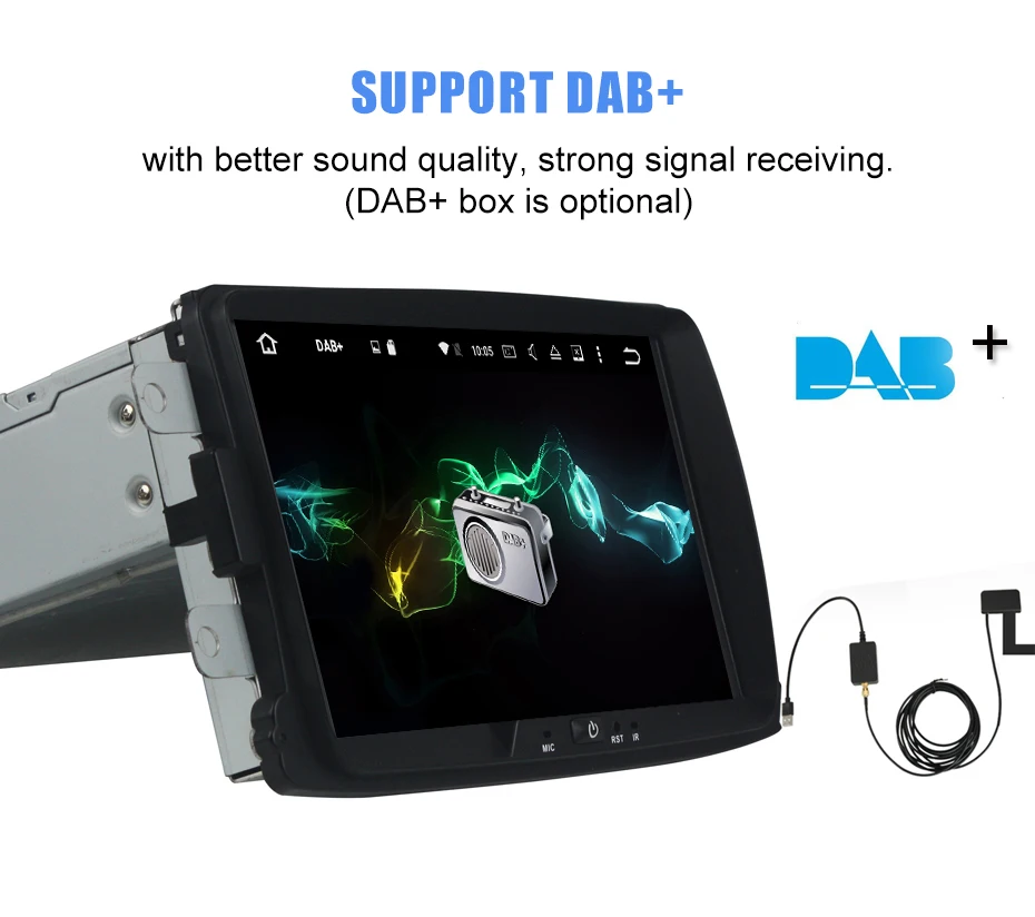 Sale KANOR Car GPS Android 9.0 Auto Radio For Renault Duster Logan Sandero Dacia With Navigation Multimedia Stereo Bluetooth WIFI 6