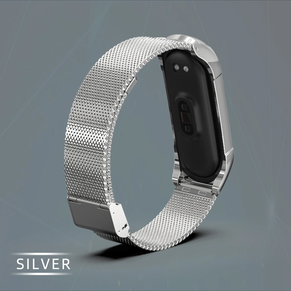 Браслет mi jobs для Xiaomi mi Band 4 3 Smartband TF mi lan браслет для Xiaomi mi band 3 ремешок mi Band 4 Металлический Безвинтовой ремешок