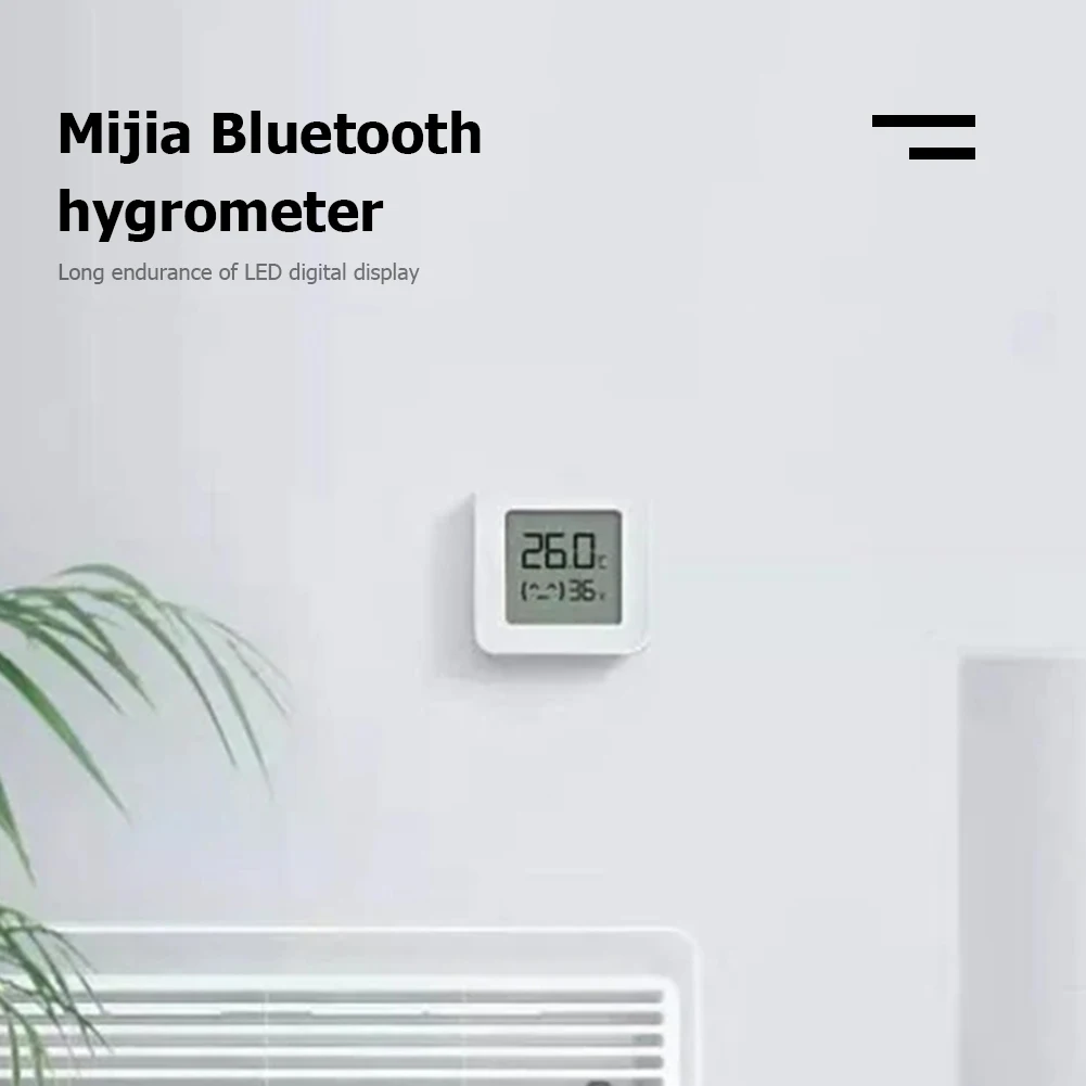 Термометр Гигрометр XiaoMi Mijia 2 с ЖК дисплеем высокоточный сенсор управление через
