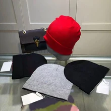 Casquette brodée pour hommes et femmes, chapeau chaud, décontracté, tricoté, nouvelle marque à la mode, automne hiver, 2021 