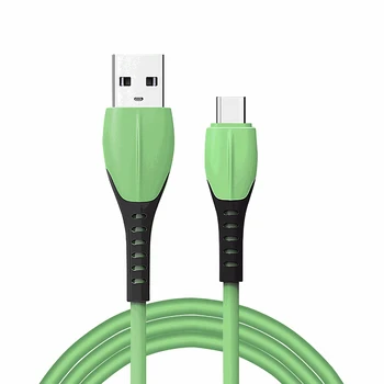 

Mobile Phone Data Cable Liquid Silicone Type-c Data Cable Single Head Android Mobile Phone Fast Charge Charging Cable 1.8m 1.2m