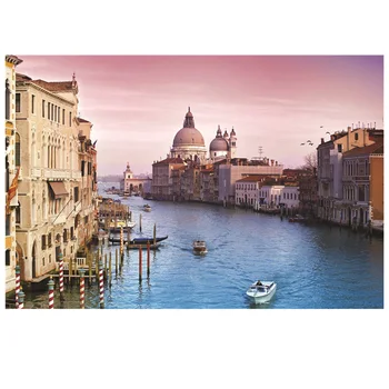 

1000 Pieces Puzzle Paper Jigsaw Kits Painting Educational Toys Gifts for Children Adult Bedroom Decoration Stickers City Scenery