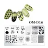 67 Kinds of Stencil Stamping Plates with Animal Plant/Christmas/Pattern/Flower/Symbol/Nature/Creative/Abstract for Lady to Print 4