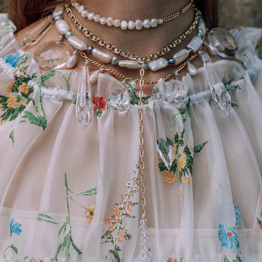 Дамское маленькое детское жемчужное ожерелье-чокер, ожерелье с жемчугом, безопасная булавка, ожерелье для женщин chaine femme, ожерелье с бусинами