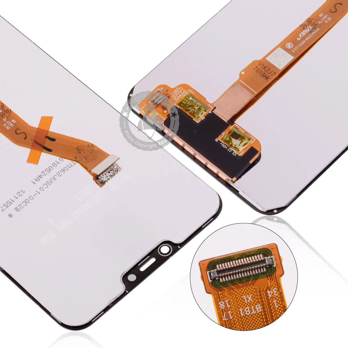 6,22 дюймов дисплей для Vivo Y83 ЖК-дисплей кодирующий преобразователь сенсорного экрана в сборе для Vivo Y83 дисплей Запасные части черный