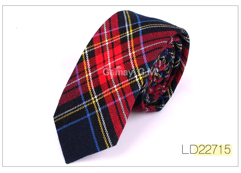 Новые повседневные клетчатые галстуки для мужчин, узкий хлопчатобумажный галстук для свадьбы, цветные мужские галстуки с круглым вырезом, деловые галстуки, галстук для взрослых
