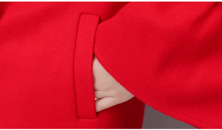 Woolen Jacket Autumn Solid Color Bell Sleeve Casual Comfortable Trend of Fashion