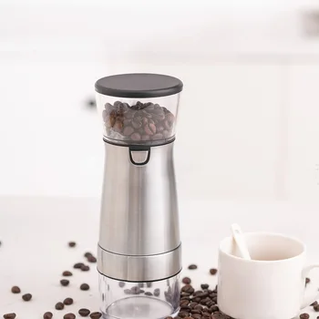 

Electric Coffee Grinder Portable USB Stainless Steel Coffee Mill Grinding Coffee Beans Help Grind Coffee Quickly And Easily