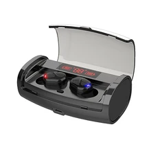 LEORY M18 TWS bluetooth 5,0 наушники гарнитура со светодиодной вставкой дисплей 2600 мАч Внешний аккумулятор стерео IPX5 водонепроницаемые наушники с микрофоном