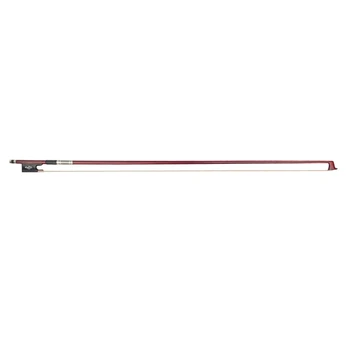 

4/4 IPE Violin Bow Colored Seashell Ebony Tail Llibrary Around the Silver Black Line for 4/4 Violin Bow