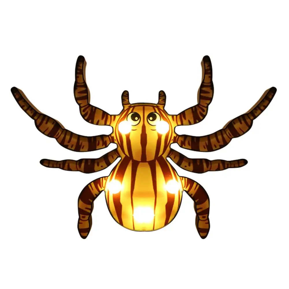 Хэллоуин летучая мышь паук череп тыквы форма светодиодный декоративный ...