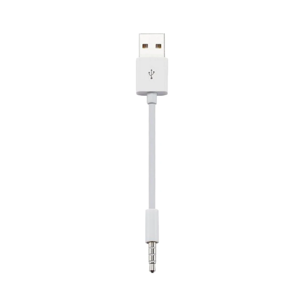 USB 2.0 Charger Interface Male to 3.5mm Jack Audio Interface Male Adapter 0.5ft Cable for MP3 MP4 PC Gadget Accessories