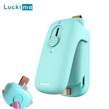 2 в 1 Мини скользящий Термоупаковщик портативный укупорка для еды бытовая ручная упаковочная машина для различных пластиковых пакетов